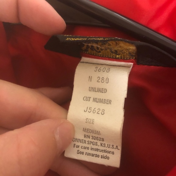 Red rain coat - Picture 2 of 2